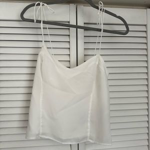 Abercrombie tank with adjustable bow sleeves